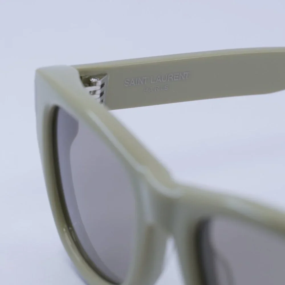 🕶️ New Saint Laurent SL801 003 Sunglasses - Khaki Green Frame
